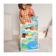 preview thumbnail 5 of 5, Melissa & Doug Rollables Wooden Ocean Slide Infant and Toddler Toy, 5 Pieces