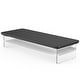 preview thumbnail 6 of 5, Fenge 23.6 Inches Acrylic Monitor Stand Riser with Metal Storage