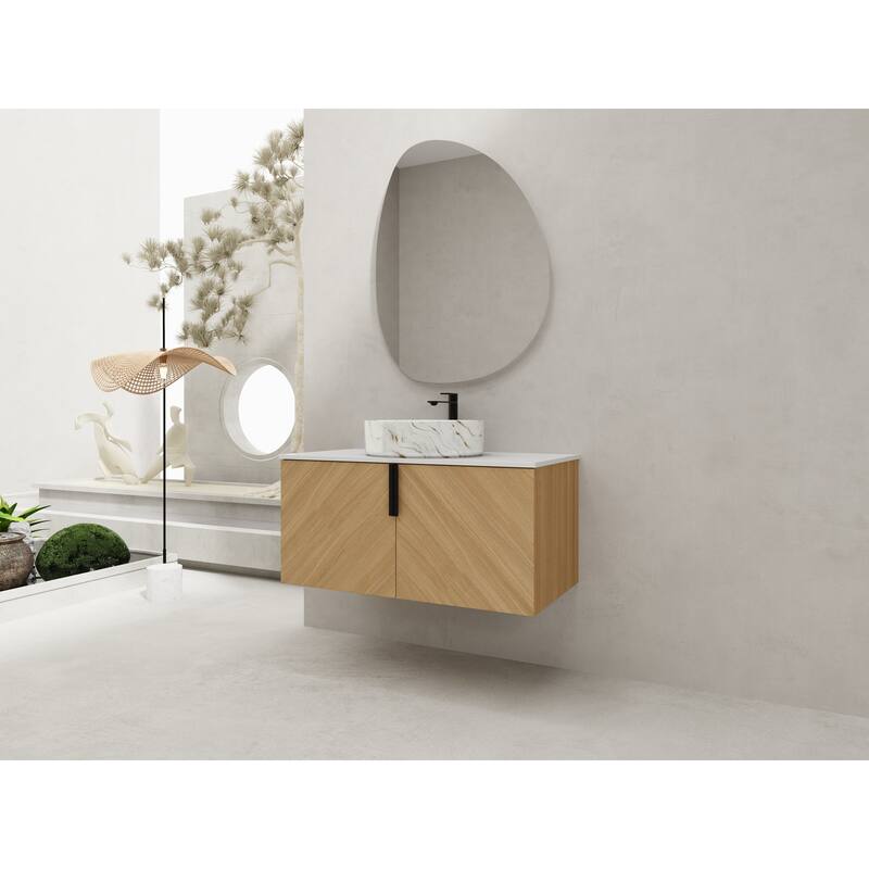 6 Piece Wooden Dining Table Set, Wooden Dining Table with 4 Upholstered Chairs and Bench for 6 People