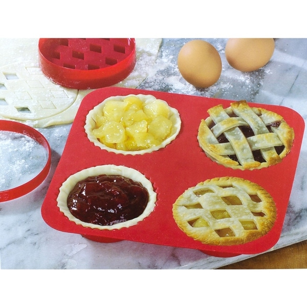 Silicone Mini Pie Baking Set - 9.0 in. x 2.0 in. x 9.0 in.