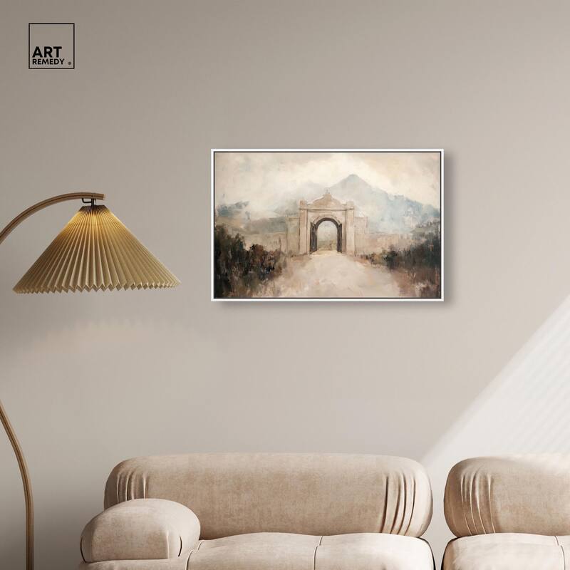 Stone Arch Canvas by Art Remedy