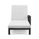 preview thumbnail 9 of 62, Benton Modern Aluminum Lounge Outdoor Double Chaise with Cushion - N/A