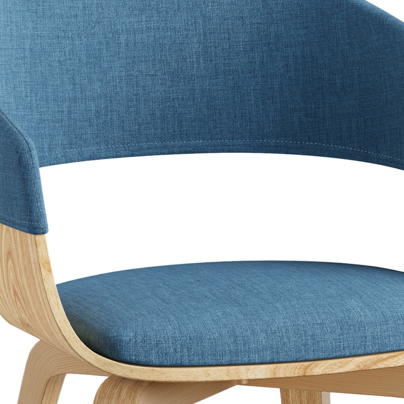 WYNDENHALL Calinda Mid Century Modern Bentwood Single Dining Chair - 20.5"w x 21.7"d x 30.9"h