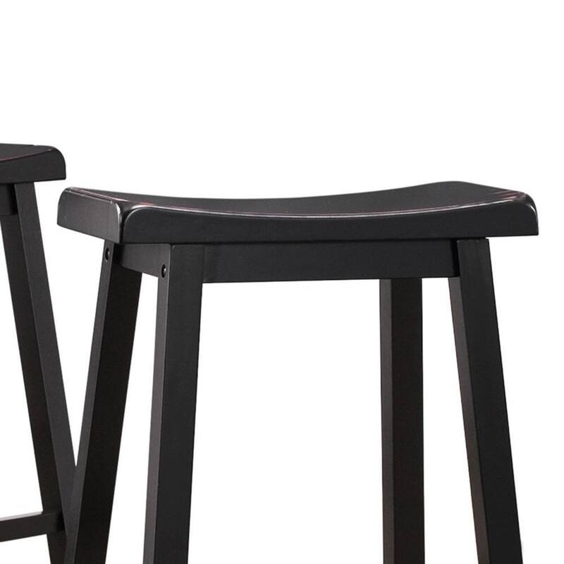 Salvador 18-in. Backless Saddle-seat Stools (Set of 2) by iNSPIRE Q Bold - Stool