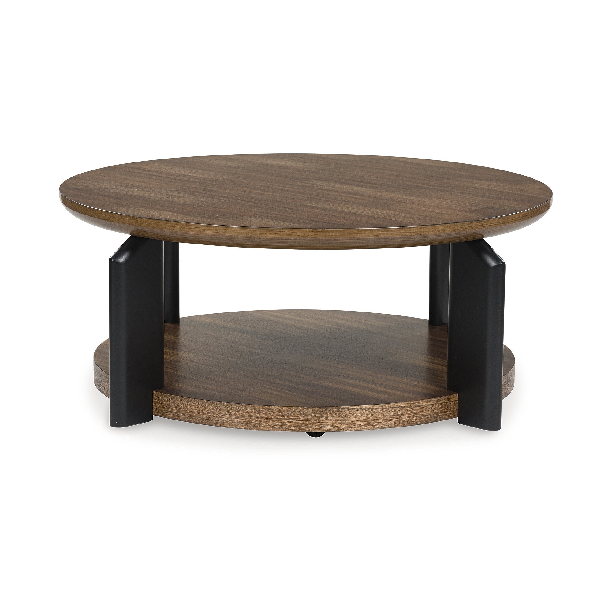 Signature Design by Ashley Kraeburn Brown/Black Coffee Table - 44