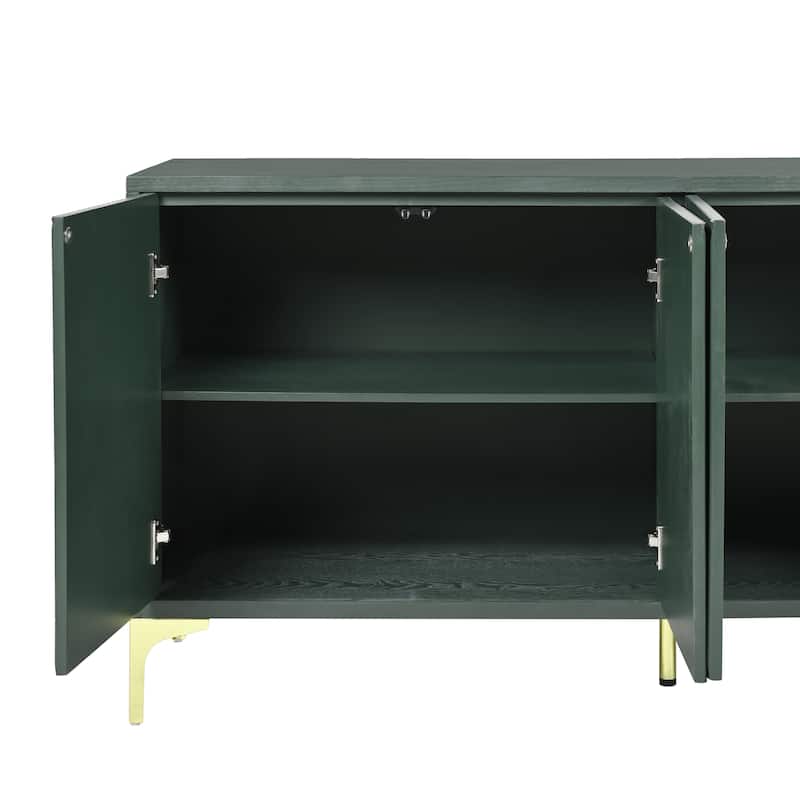 60" Wood Sideboard Buffet Cabinet with Storage for Kitchen
