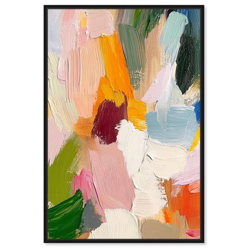 Chromatic Surge IV Canvas by Art Remedy - Black - 36" x 54"