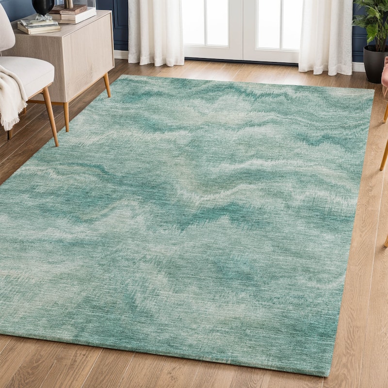 Premium Washable Super Soft Contemporary Blur Mayfield Rug