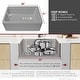 preview thumbnail 10 of 46, STYLISH Undermount 30" Workstation Single-Bowl Composite Granite Kitchen Sink - 30" x 21" x 10"