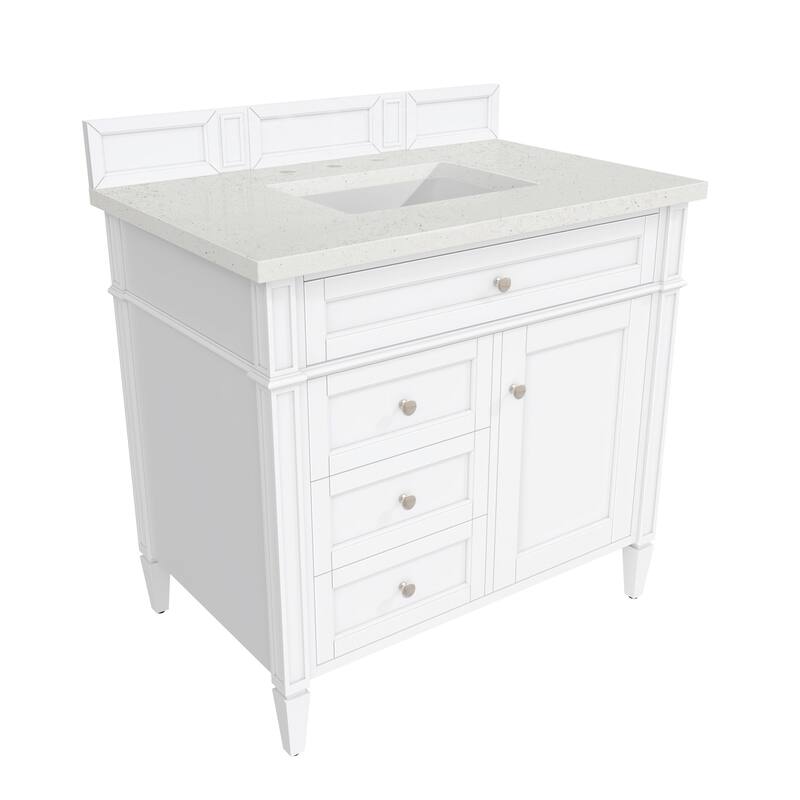 James Martin Vanities 655-V36-3LDL Brittany 36" Free Standing Single