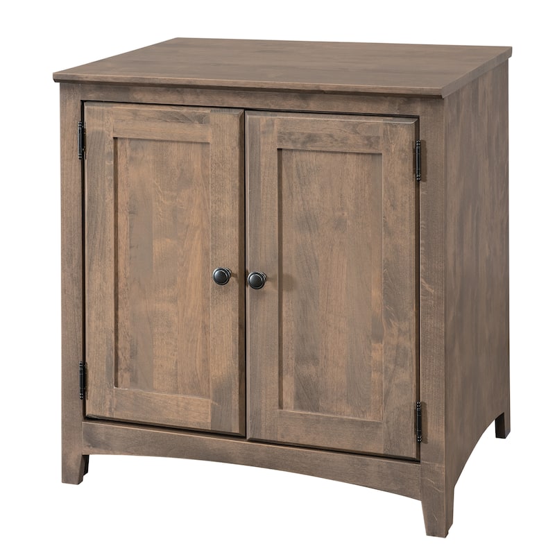 Arch+Haven Solid Wood 2 Door Cabinet
