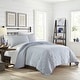 preview thumbnail 8 of 6, Stone Cottage Willow Way Ticking Stripe Cotton Reversible Quilt Set
