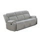 preview thumbnail 1 of 3, Fur-Like Corduroy Upholstered Manual Motion Sofa with Thick Armrests in Ash Ash