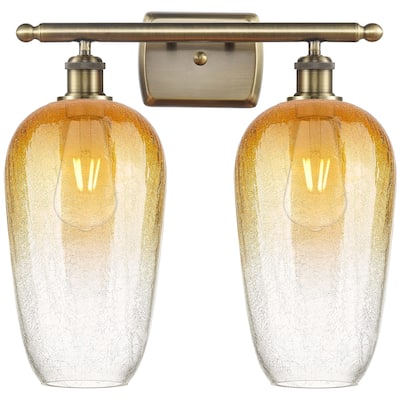 Innovations Lighting 516-2W-16-17 Brookhaven Flute Vanity Brookhaven