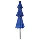 11FT Solar LED Lighted Patio Umbrella with 8 Ribs