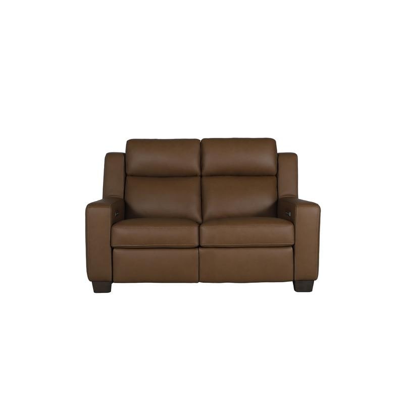 66-Inch Leather Zero Gravity Wall-Hugger Power Reclining Loveseat