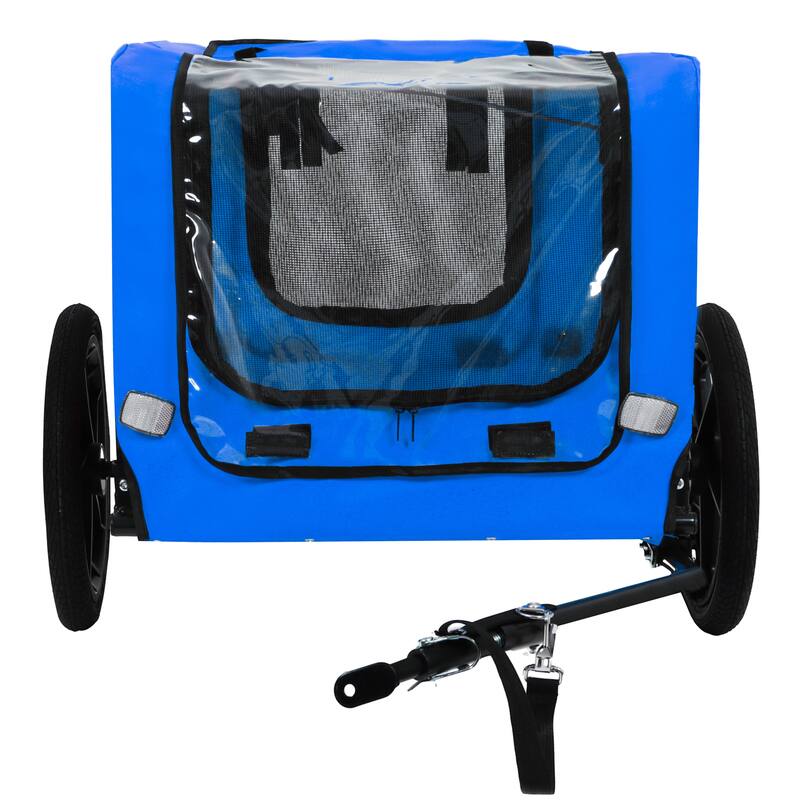 Pet Bike Trailer Dog Cart for Bicycle,Suitable for Small and Medium Pets, Easy Folding Cart Frame, Non-Slip Floor