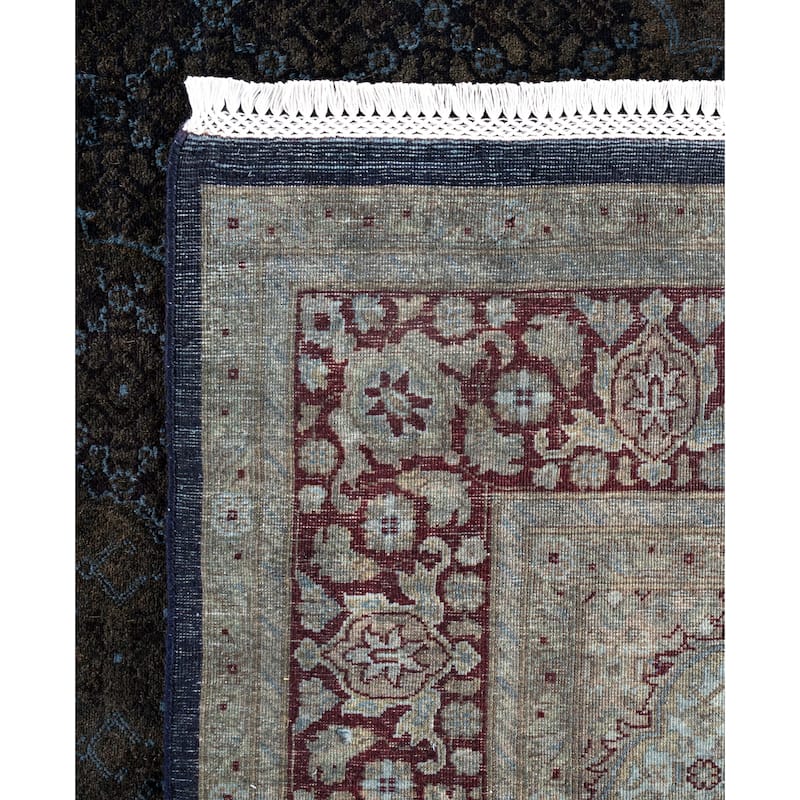 Overdyed One-of-a-Kind Hand-Knotted Area Rug - Black - 6' 0" x 9' 3"
