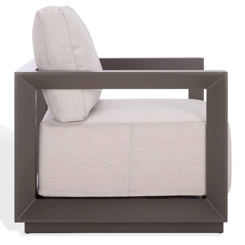 SAFAVIEH COUTURE Donaldo Aluminum Outdoor Chair - 31"W x 30"D x 24"H