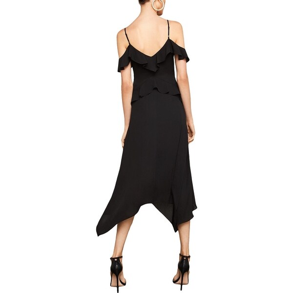 bcbgmaxazria lissa asymmetrical slip dress