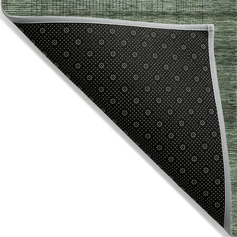 Machine Washable Indoor/ Outdoor Chantille Contemporary Imprints Rug