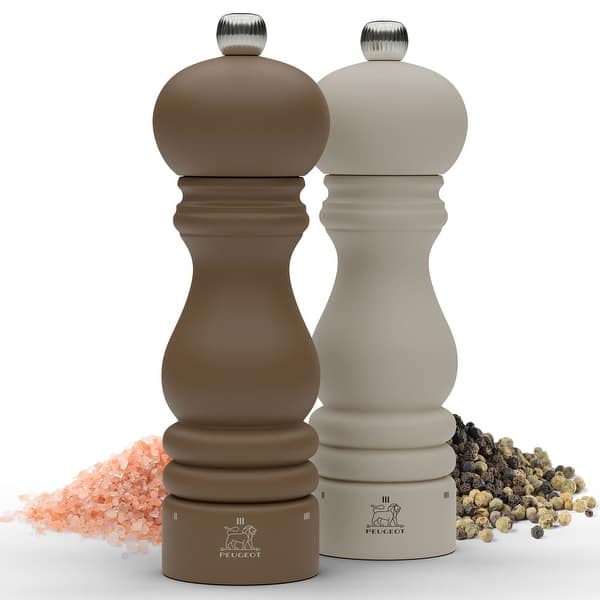 Peugeot Paris u'Select Salt and Pepper Mill Set - 7 in - Mocha/Ash