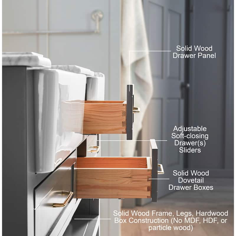 Ancerre Designs Hayley Bathroom Vanity Set