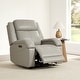 preview thumbnail 7 of 82, Hadlee Power Recliner Chairs with Power Headrest & Charging Ports Grey