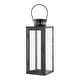 preview thumbnail 3 of 3, SAFAVIEH Lighting Lorient Outdoor Lantern - 5" W x 5" D x 18" H