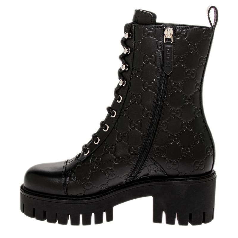 Gucci Lace Up Ankle Boots