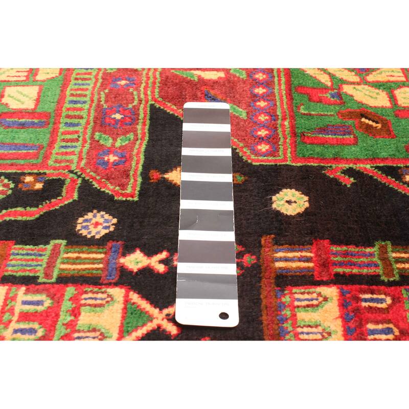 ECARPETGALLERY Hand-knotted Teimani Black Wool Rug - 3'2 x 4'9