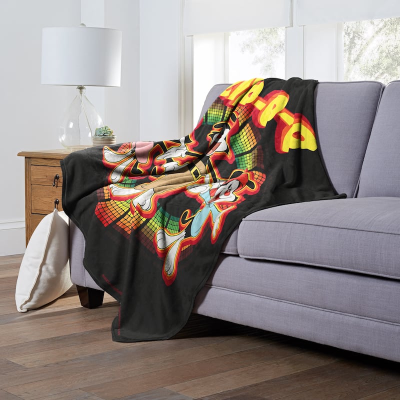 Warner Brothers Animaniacs Hellooo Silk Touch Throw Blanket