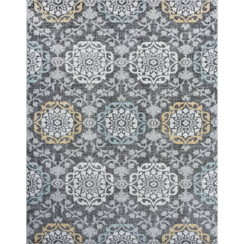 Jayde Farmhouse Floral Indoor Area Rug