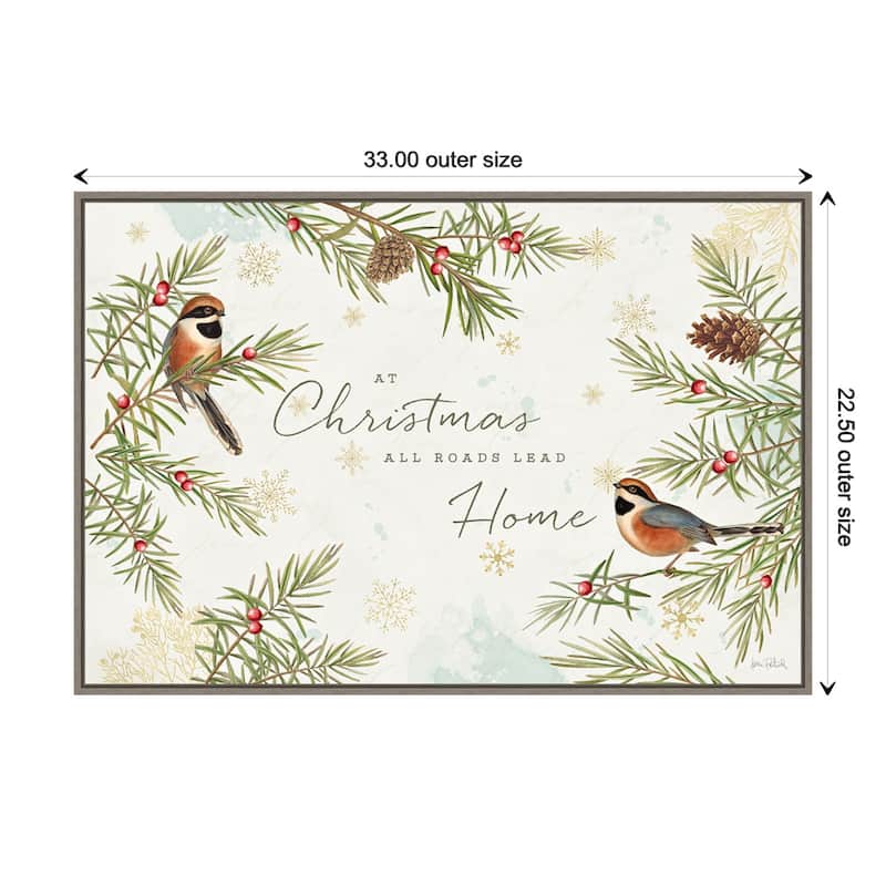 Christmas Tradition I by Katie Pertiet Framed Canvas Wall Art