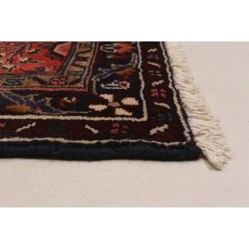 ECARPETGALLERY Hand-knotted Andelz Red Wool Rug - 3'7 x 10'5
