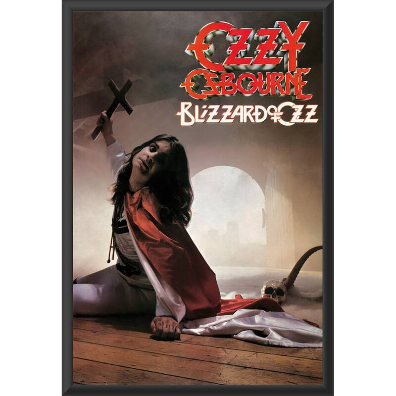 Ozzy Ozbourne - Blizzard of Oz Framed Art Poster - 24 x 36 Inch