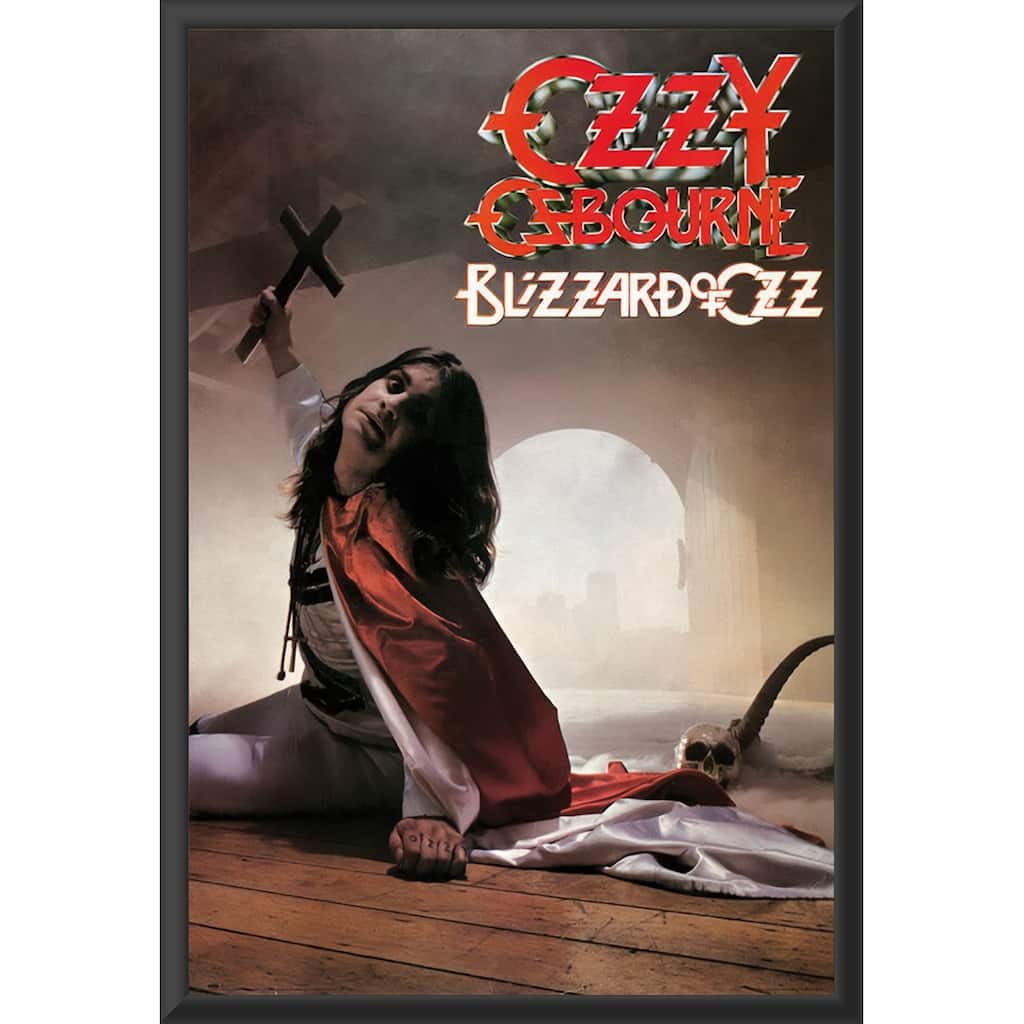 Ozzy Ozbourne - Blizzard of Oz Framed Art Poster - 24 x 36 Inch