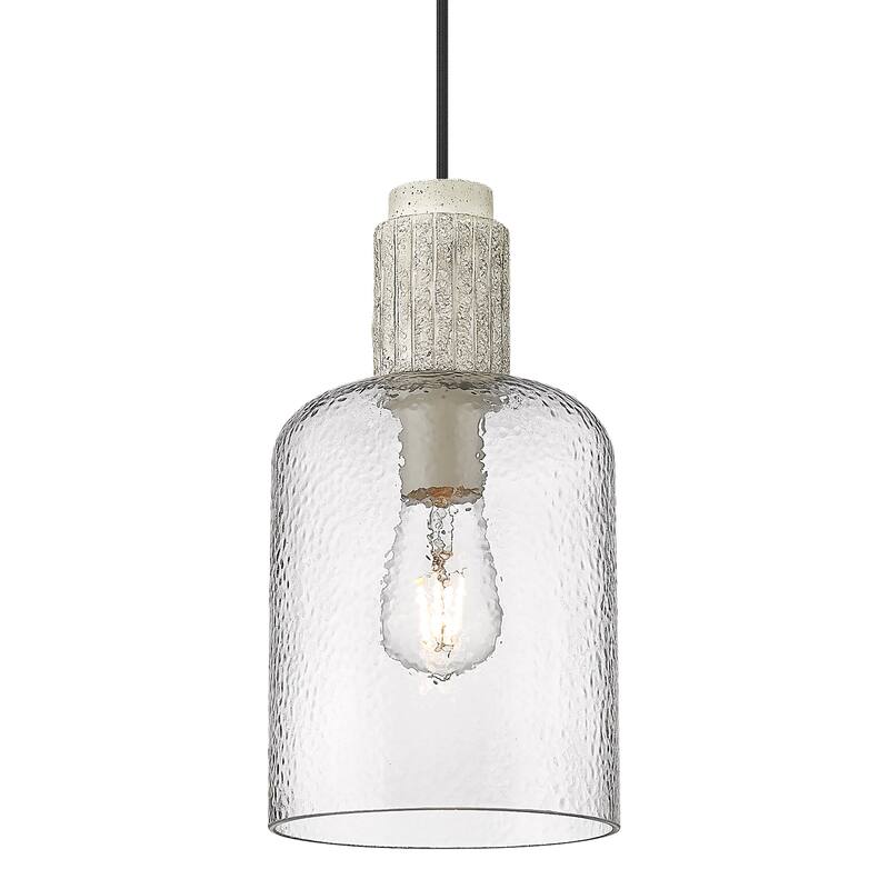Wry Lighting Pedra 1-light Pendant in Matte Black - Matte Black