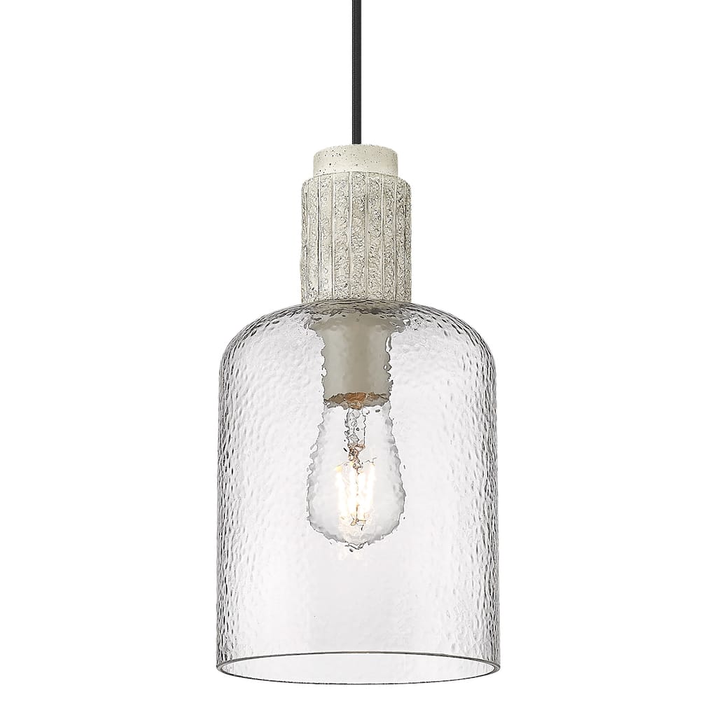Wry Lighting Pedra 1-light Pendant in Matte Black - Matte Black