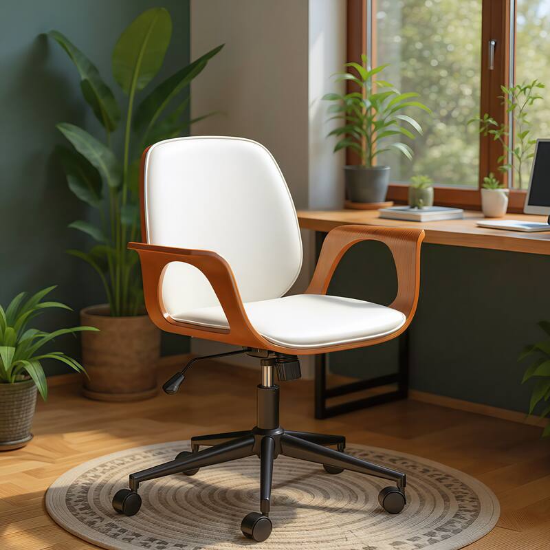 Ali Office Chair White - White