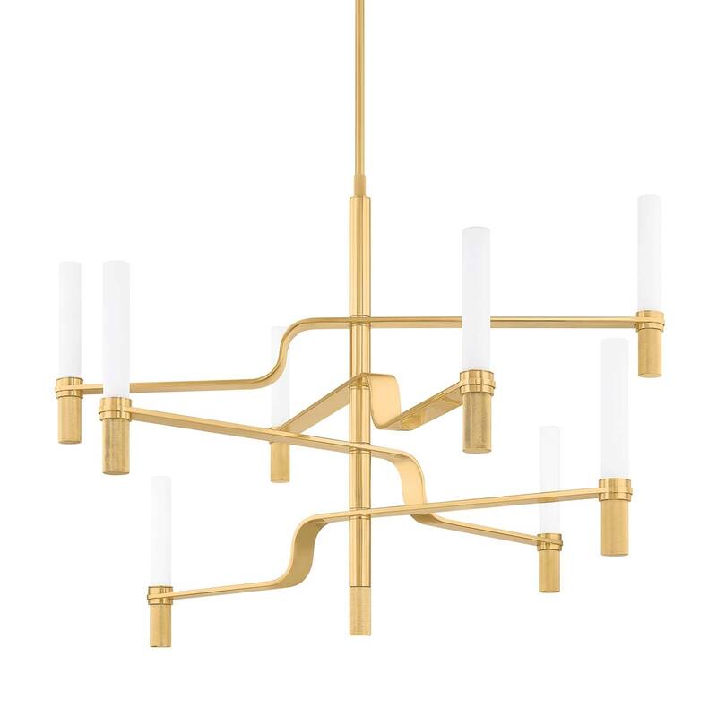Hudson Valley Lighting 4008 Allentown 48" Wide Chandelier - Aged Brass