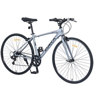 Shimano 7-Speed Hybrid Road Bike with Aluminum Alloy Frame