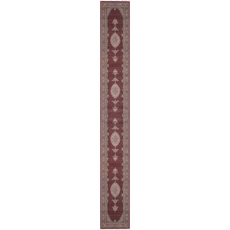 Pasargad Home Baku Hand-Knotted Silk & Wool Area Rug