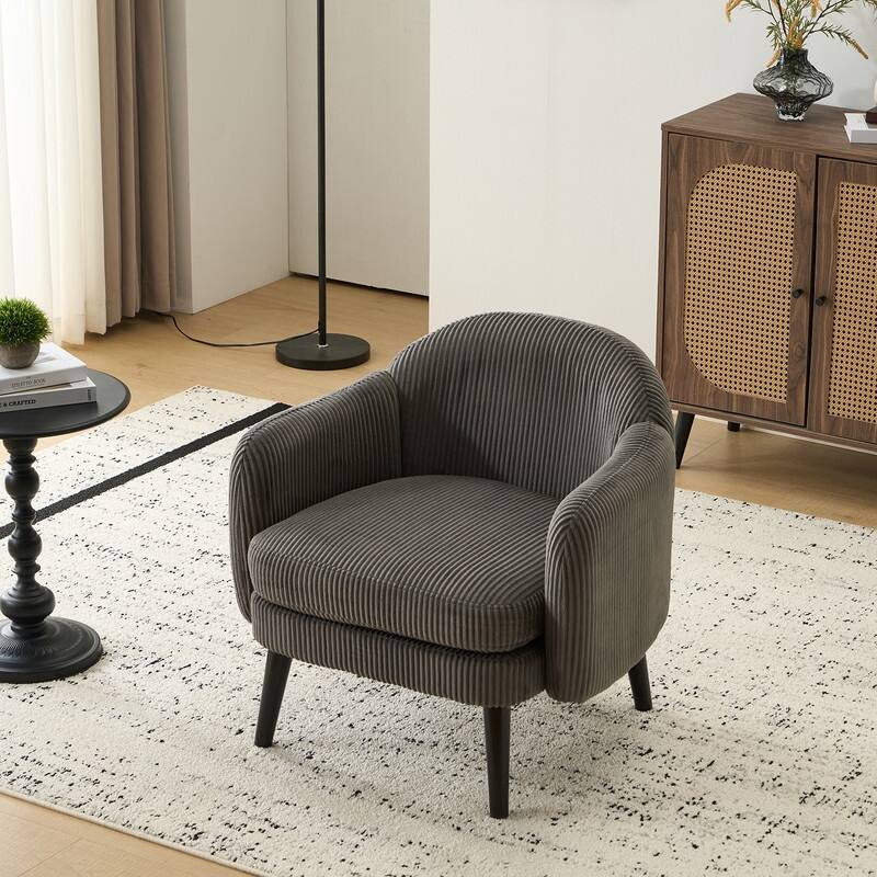Living Room Corduroy Armchair