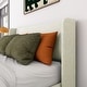preview thumbnail 7 of 23, Max and Lily Full-Size Upholstered Bed with Rectangular Headboard