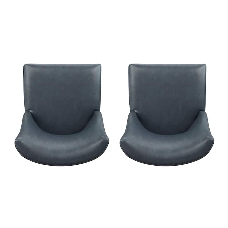 Allard Faux Leather Dining Chairs (Set of 2)