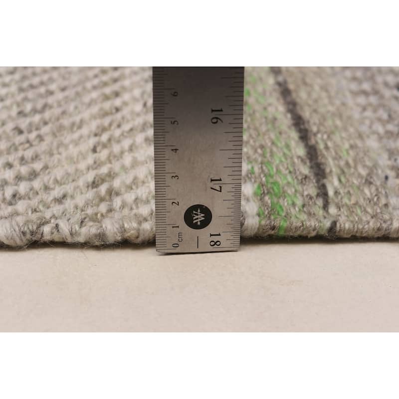 Nevada Grey Kilim 5'1" x 7'7" - 5'1 x 7'7