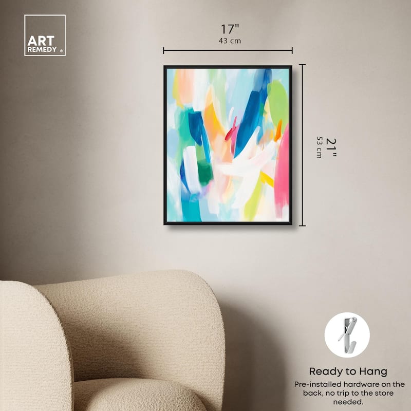 Whirlwind of Color II Canvas by Art Remedy