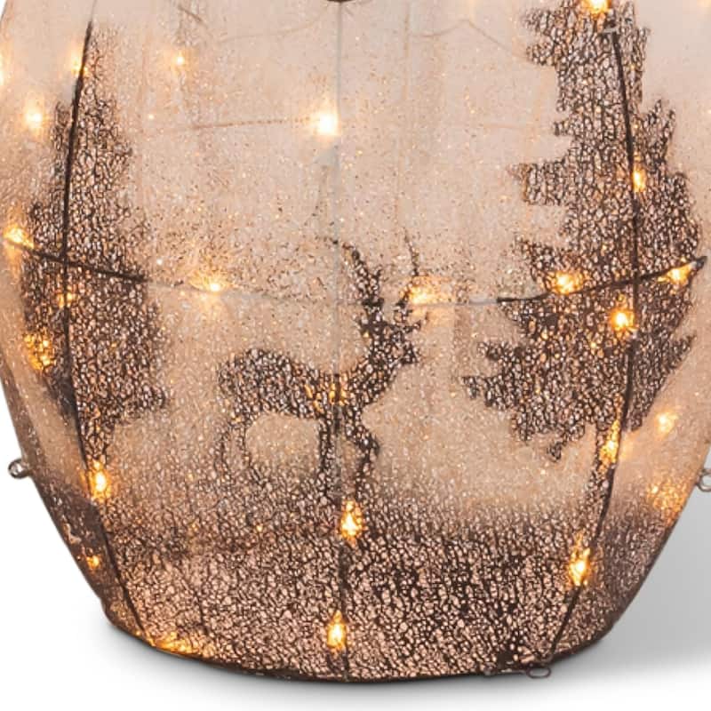 4 ft Tall Christmas Holiday Lighted Snowman with 105 Micro LED Lights - White