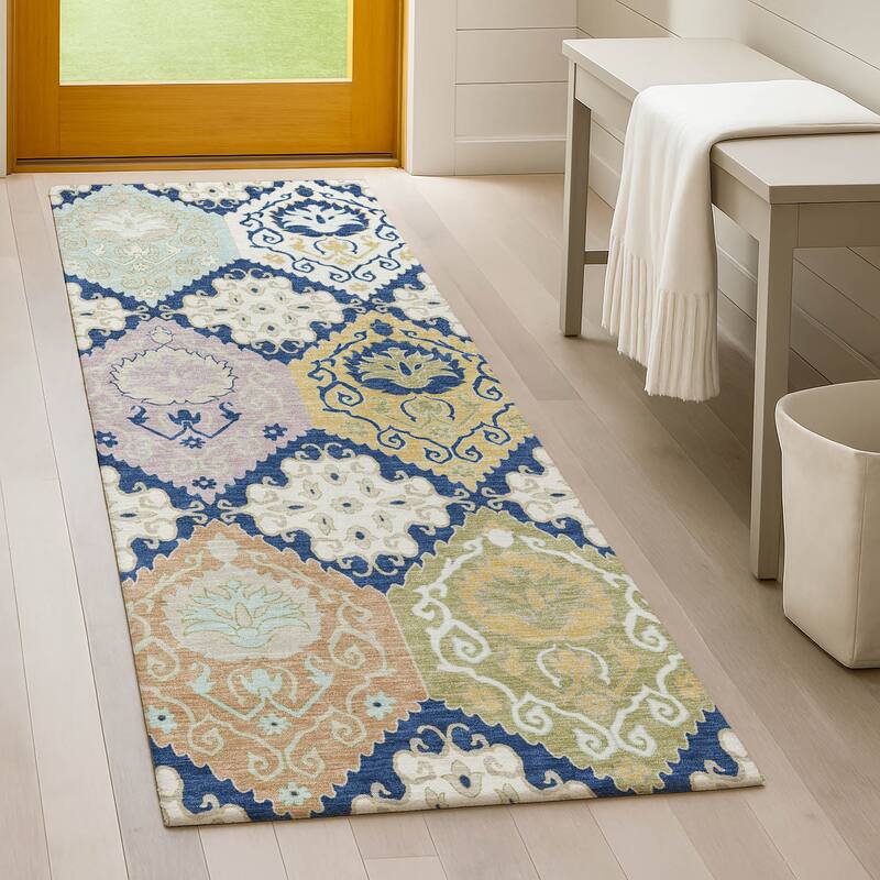 Machine Washable Indoor/ Outdoor Global Bayfield Chantille Rug